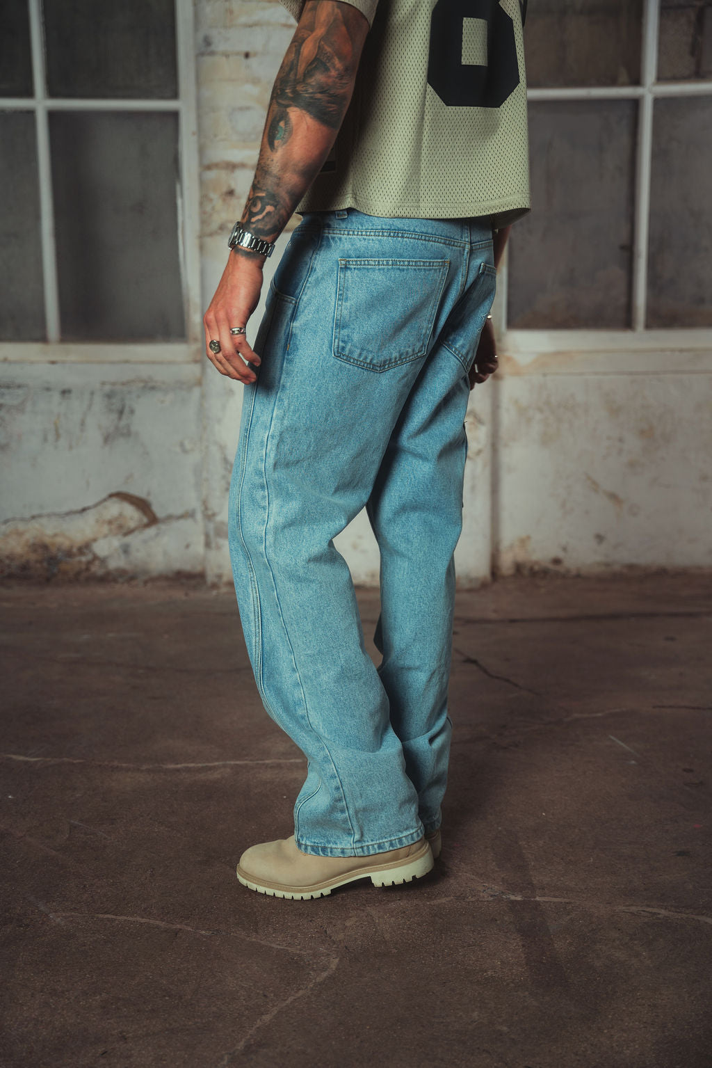 Klide Denim Jeans Washed Blue