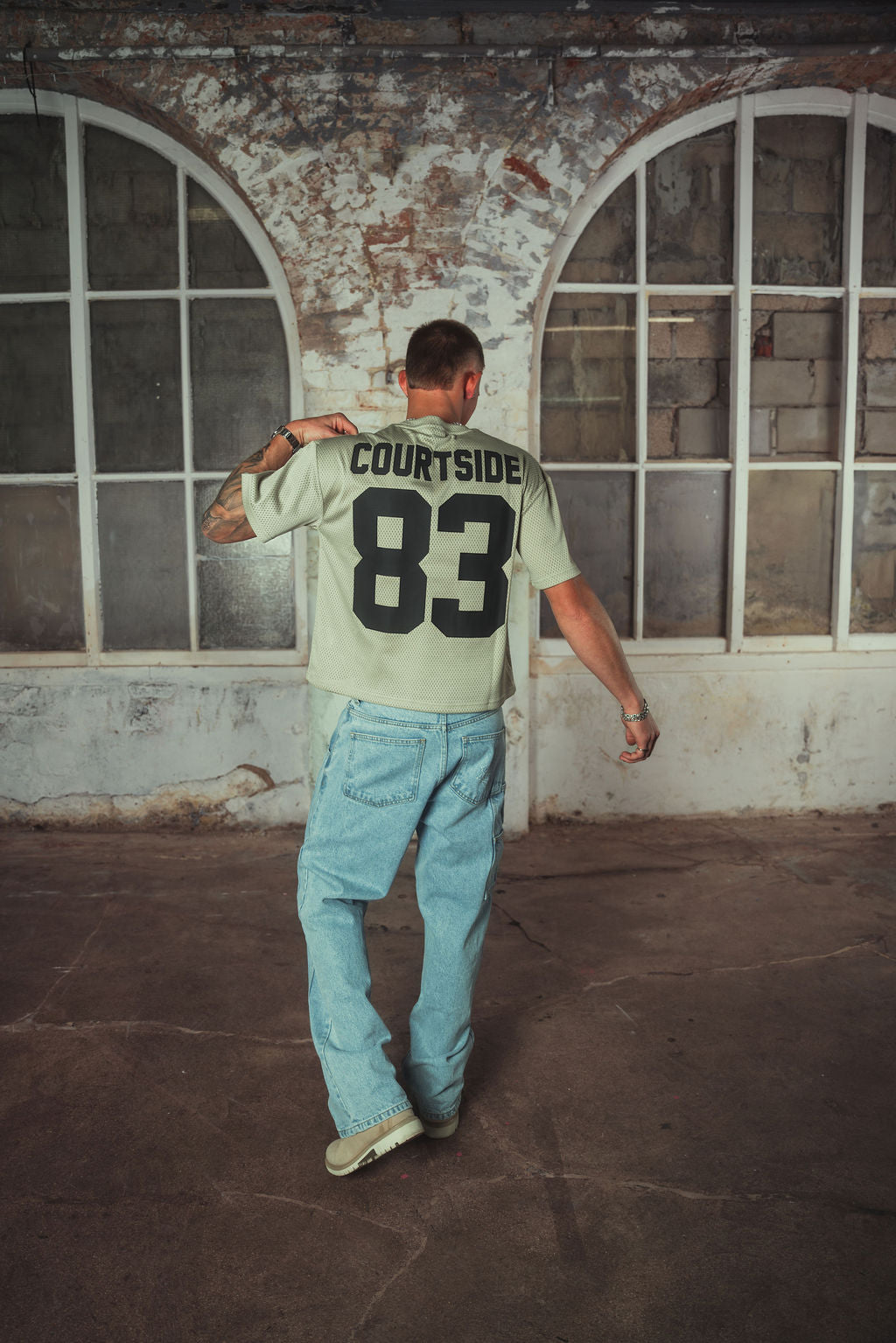 Grace Mesh T-shirt Sand