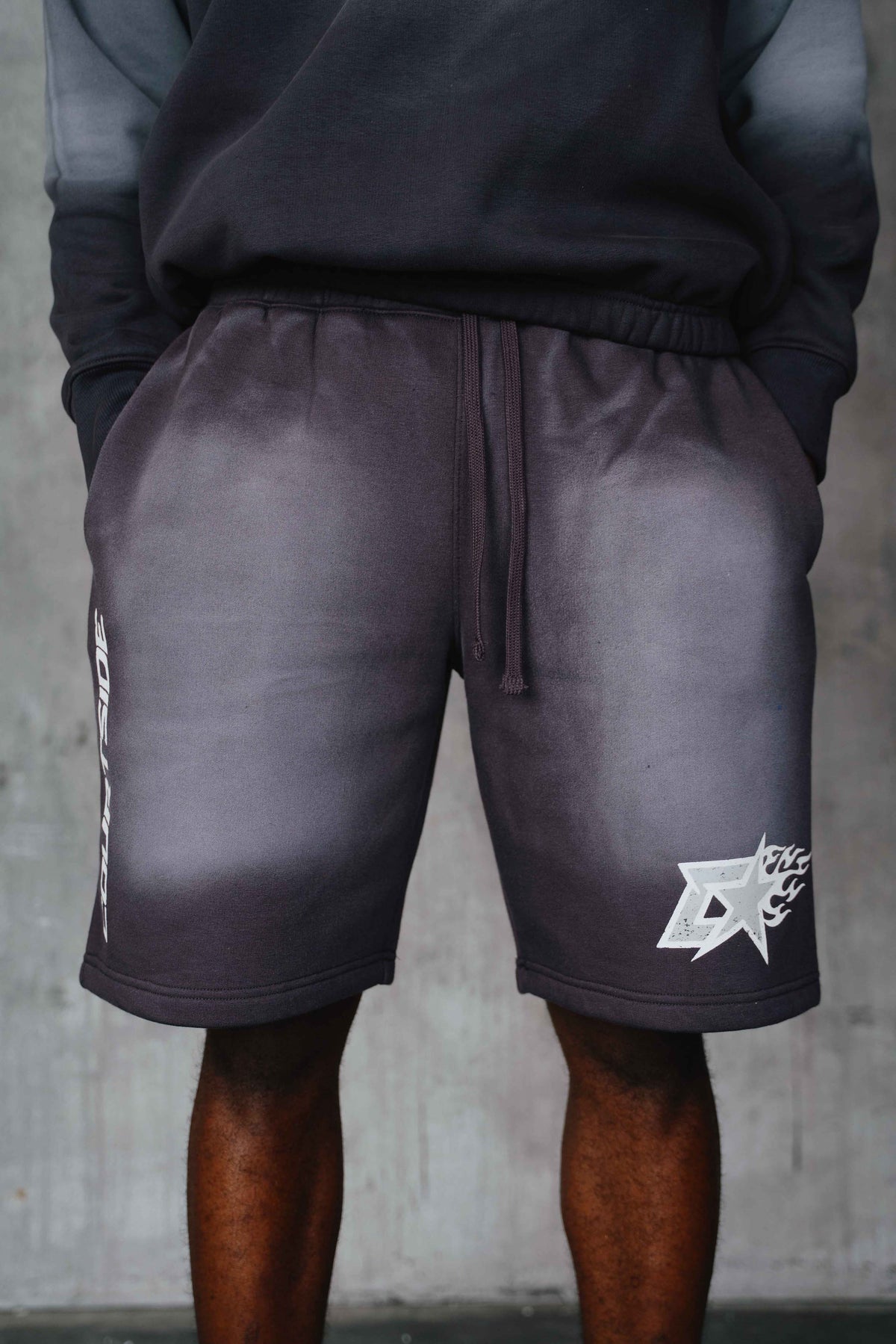 Ervin Short Washed Grey