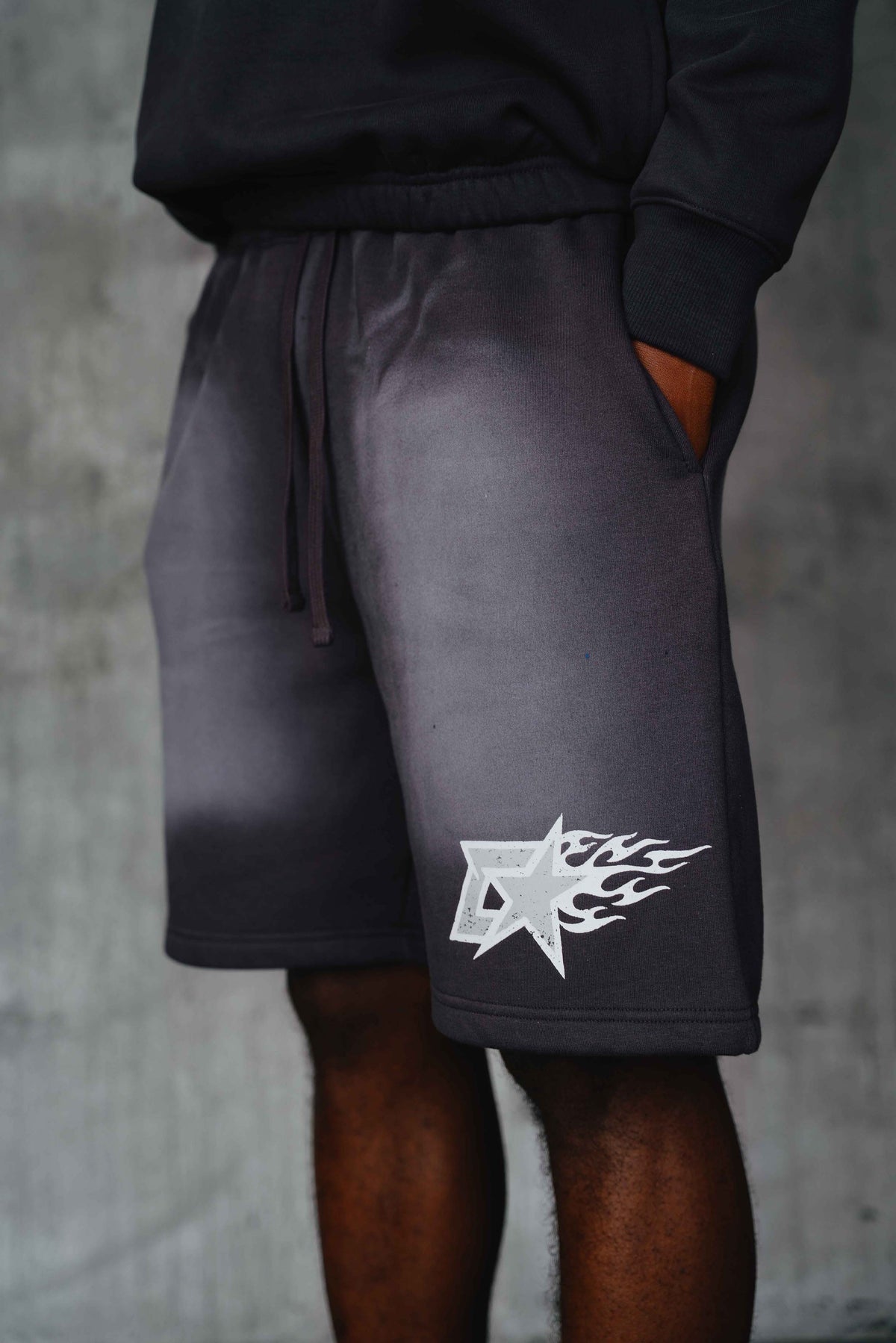 Ervin Short Washed Grey