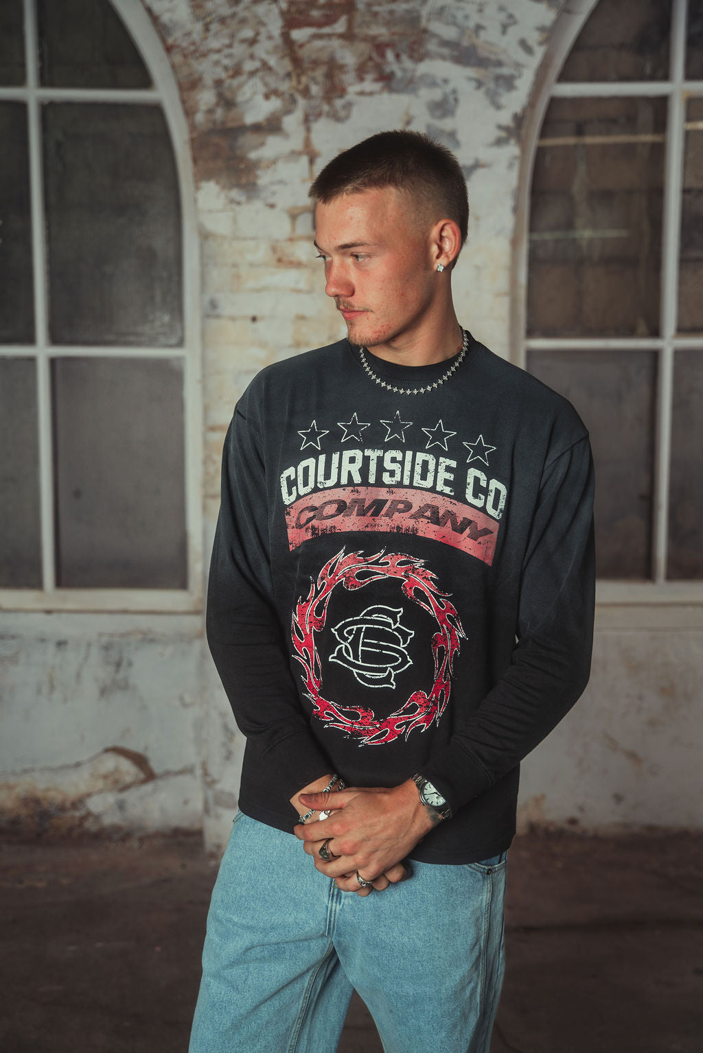 Jaden Long Sleeve T-shirt Black