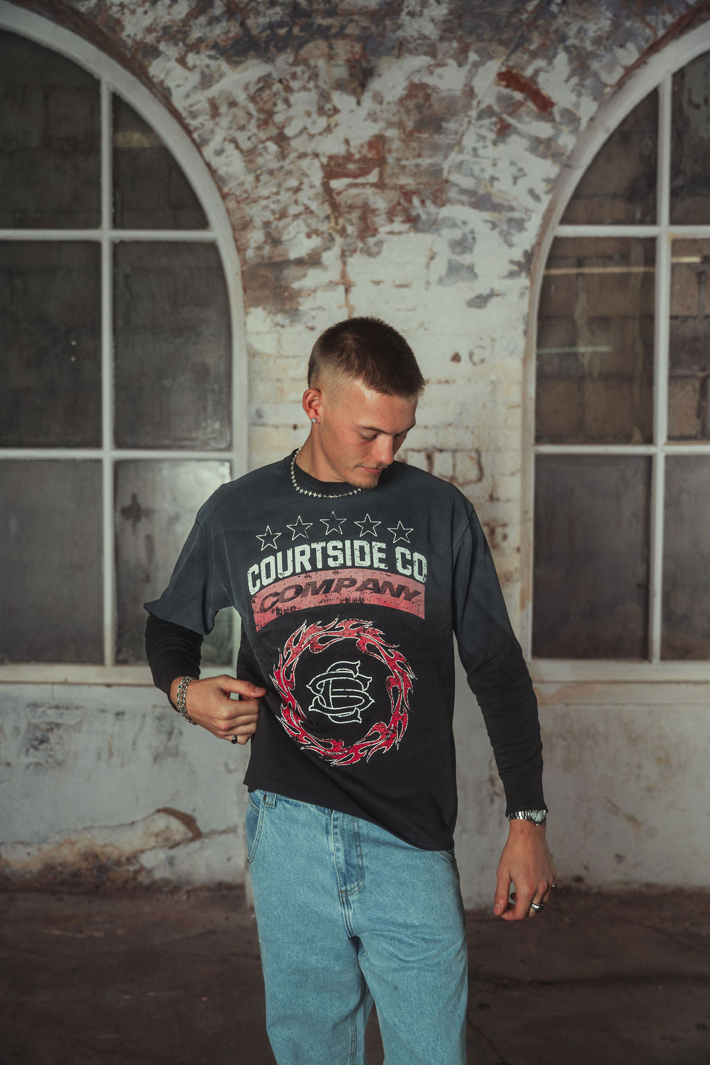 Jaden Long Sleeve T-shirt Black