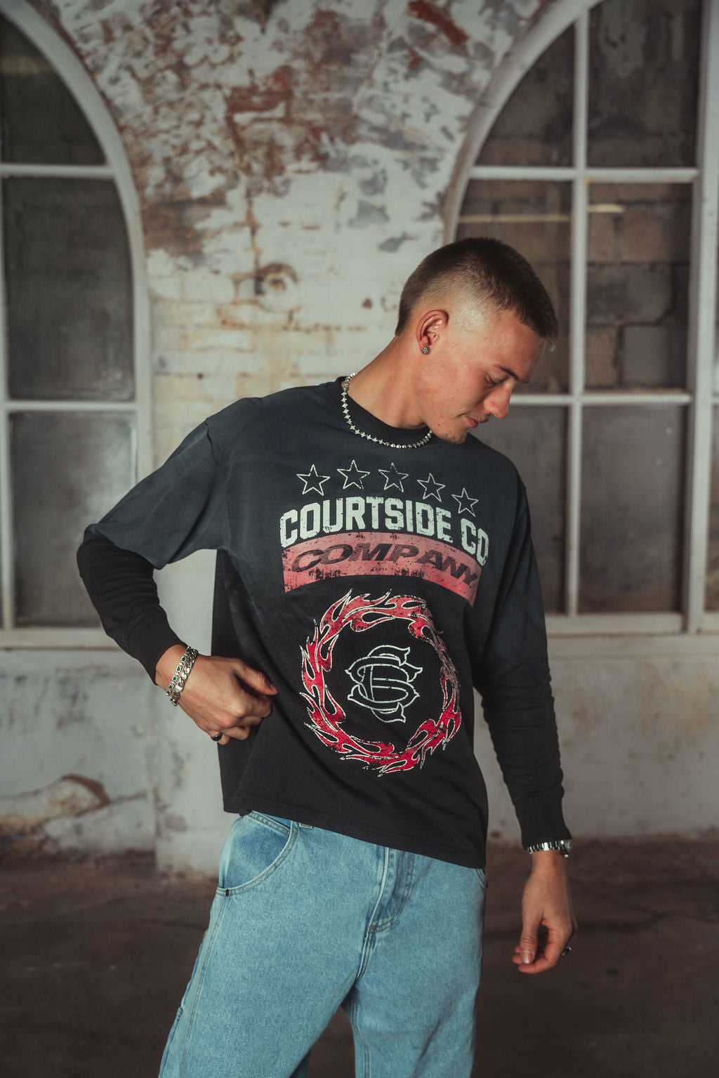 Jaden Long Sleeve T-shirt Black