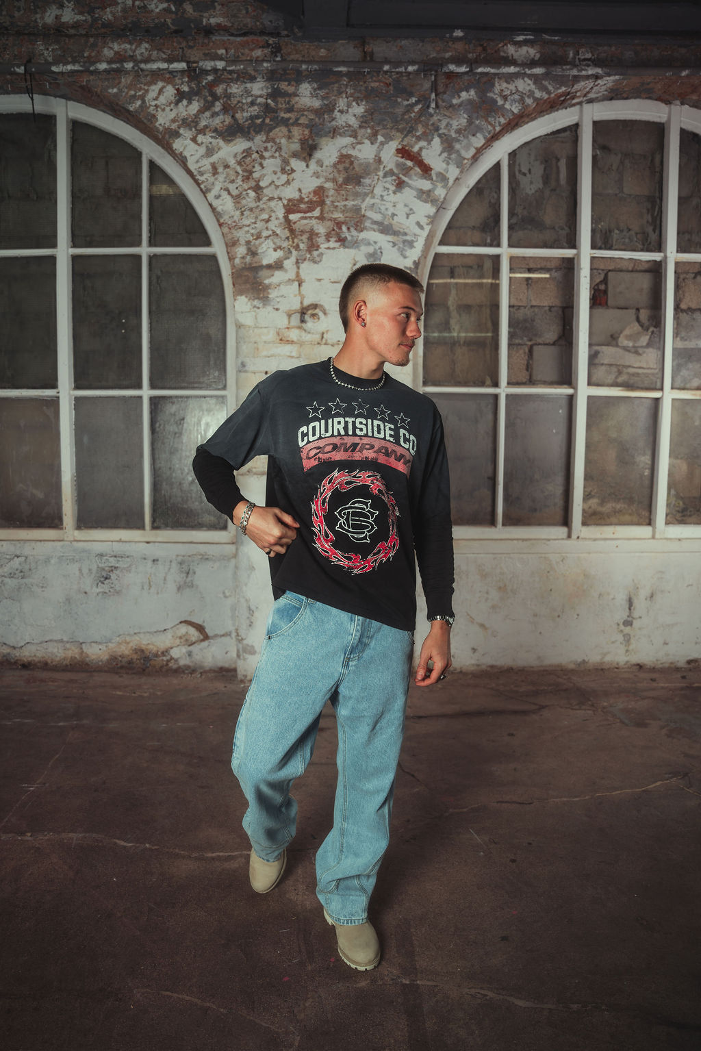 Jaden Long Sleeve T-shirt Black