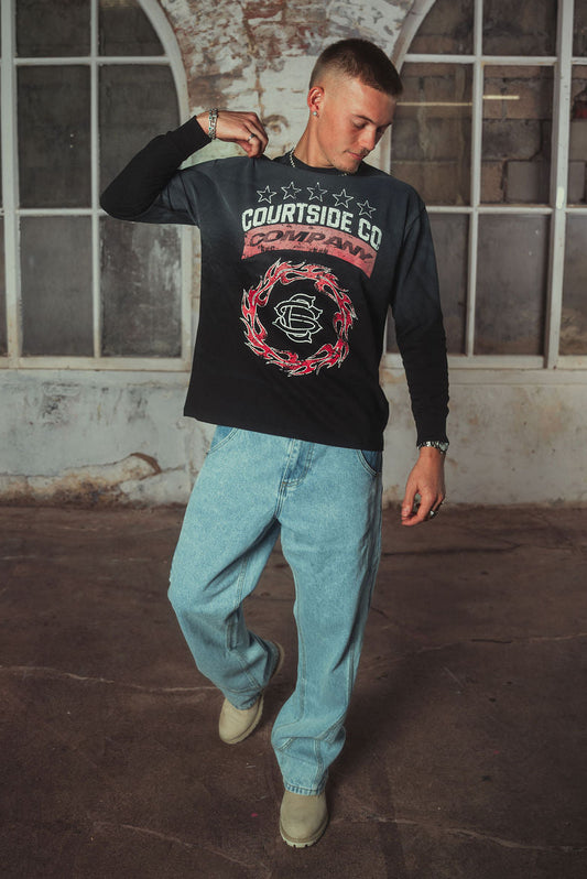 Jaden Long Sleeve T-shirt Black