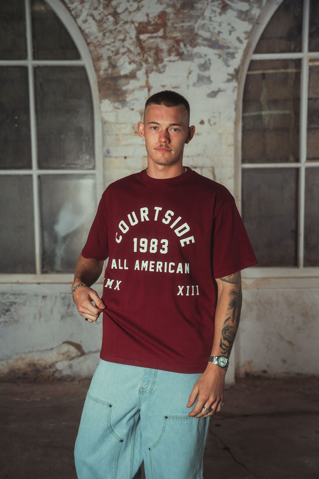 1983 T-shirt Burgundy