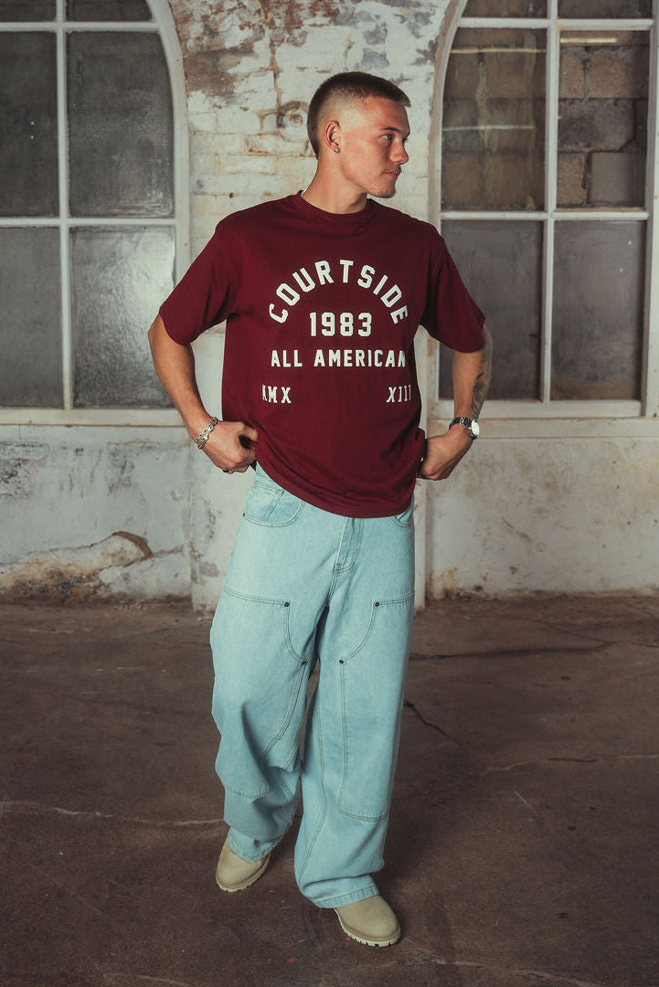 1983 T-shirt Burgundy