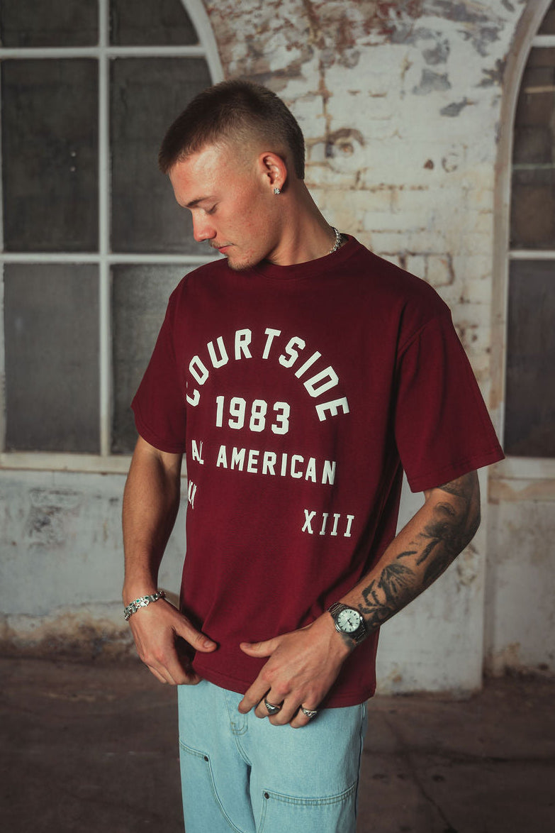 1983 T-shirt Burgundy