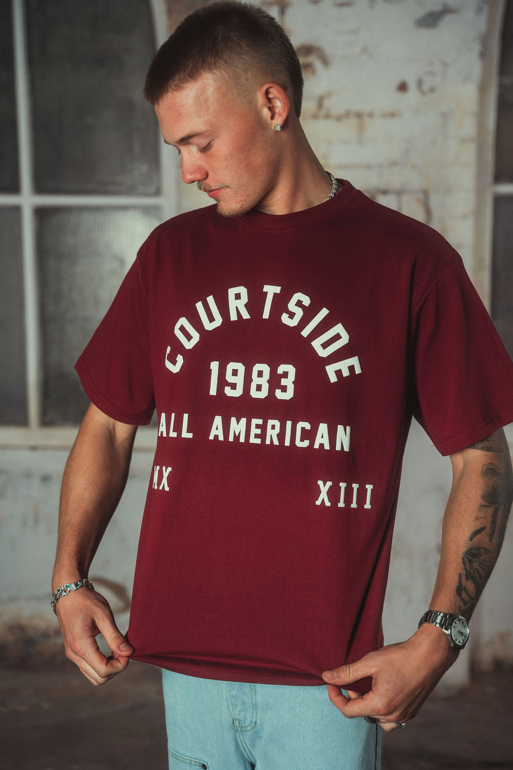 1983 T-shirt Burgundy