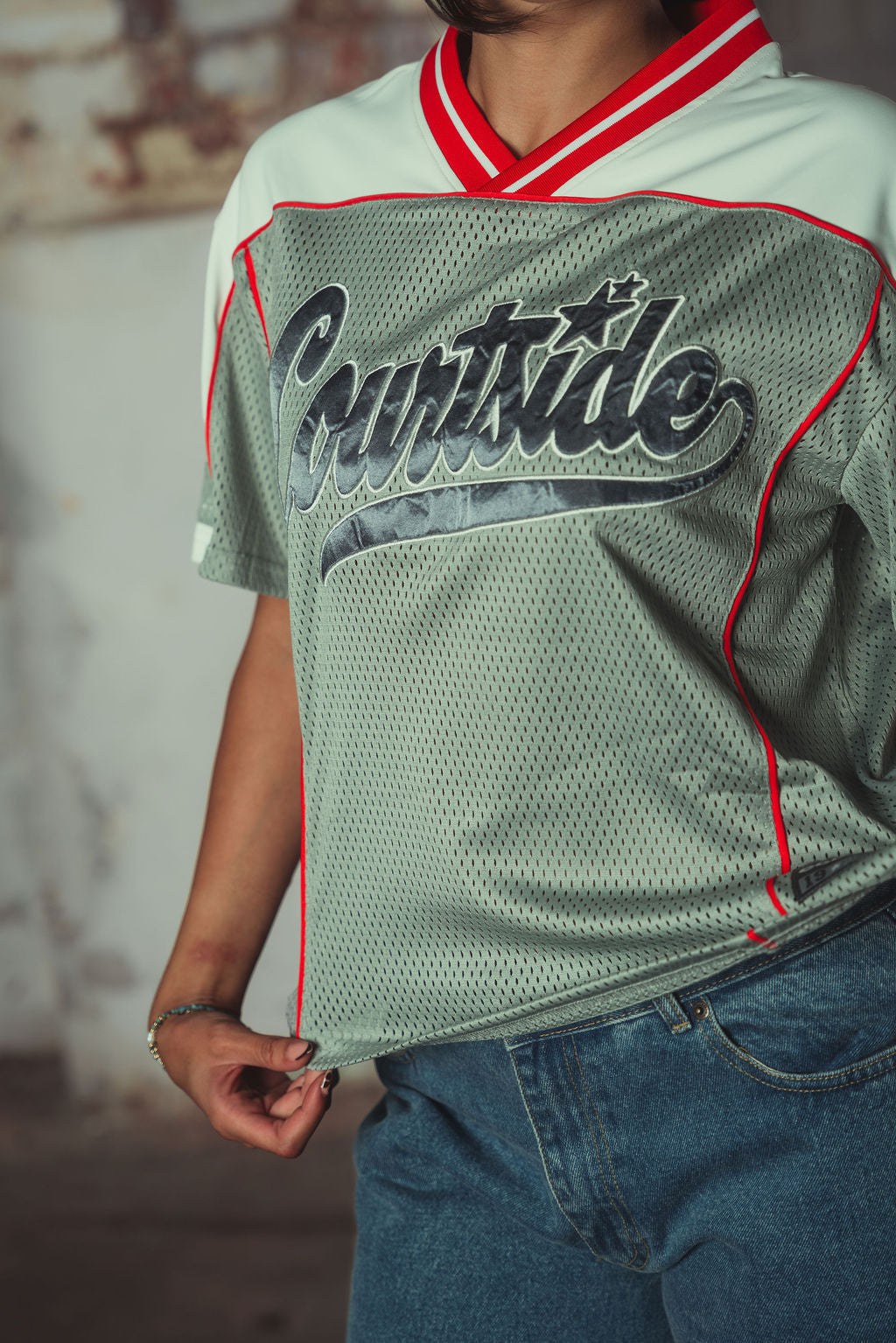 Dozier Mesh T-shirt Grey