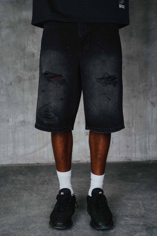 Alston Denim Shorts Black