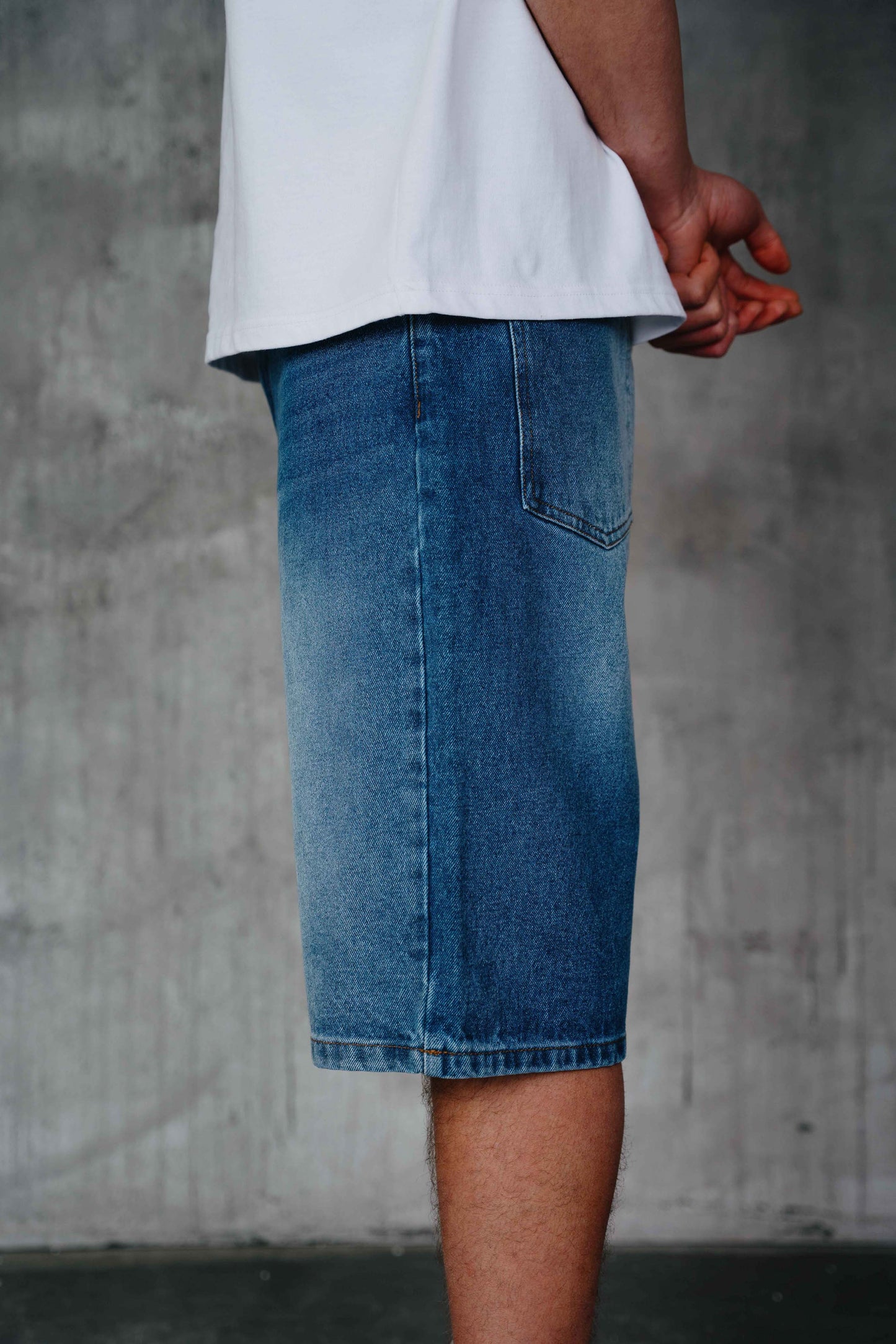 Drexler Denim Shorts Blue