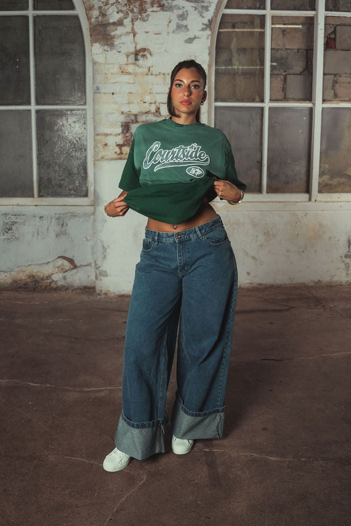 Lavine T-shirt Washed Green