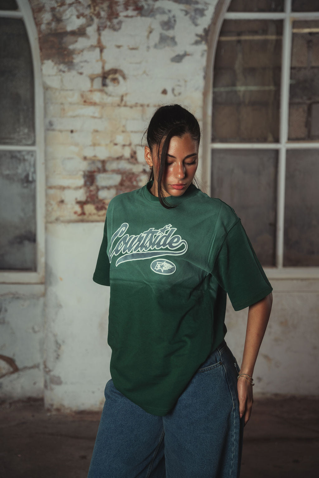 Lavine T-shirt Washed Green