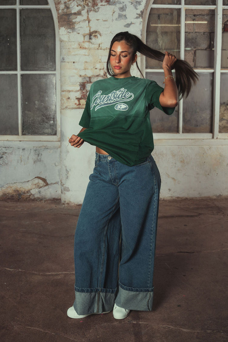 Lavine T-shirt Washed Green