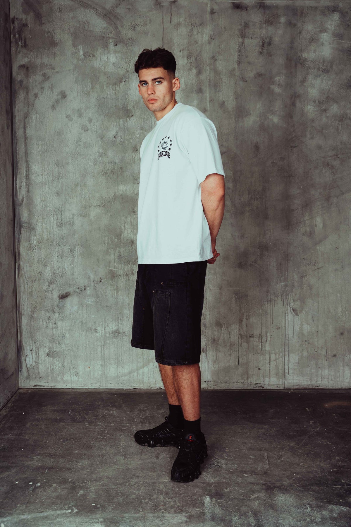 Kachan Denim Shorts Black