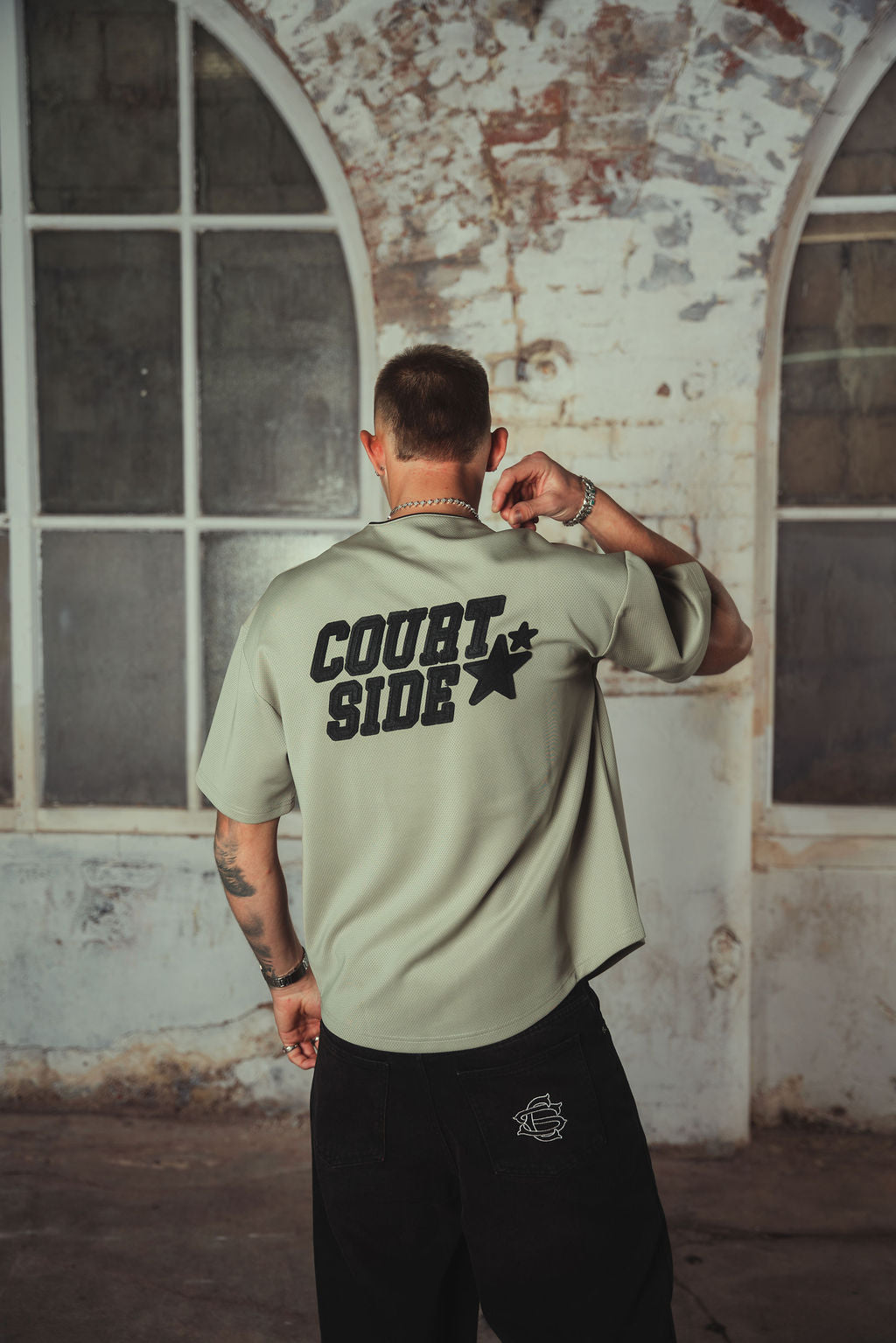 Bison Baseball Mesh Jersey Sand