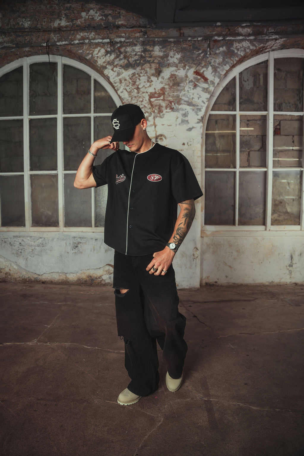 Elis Baseball Mesh Jersey Black