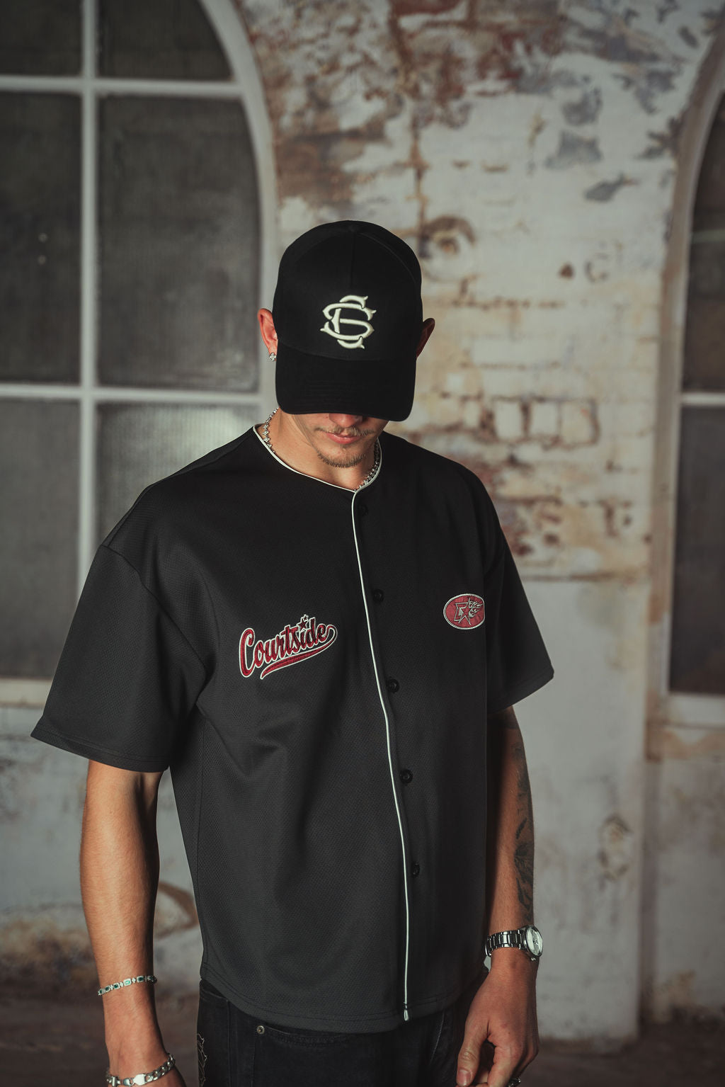 Elis Baseball Mesh Jersey Black