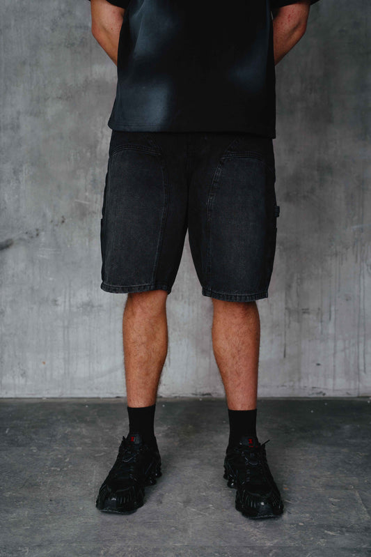 Howell Denim Shorts Black