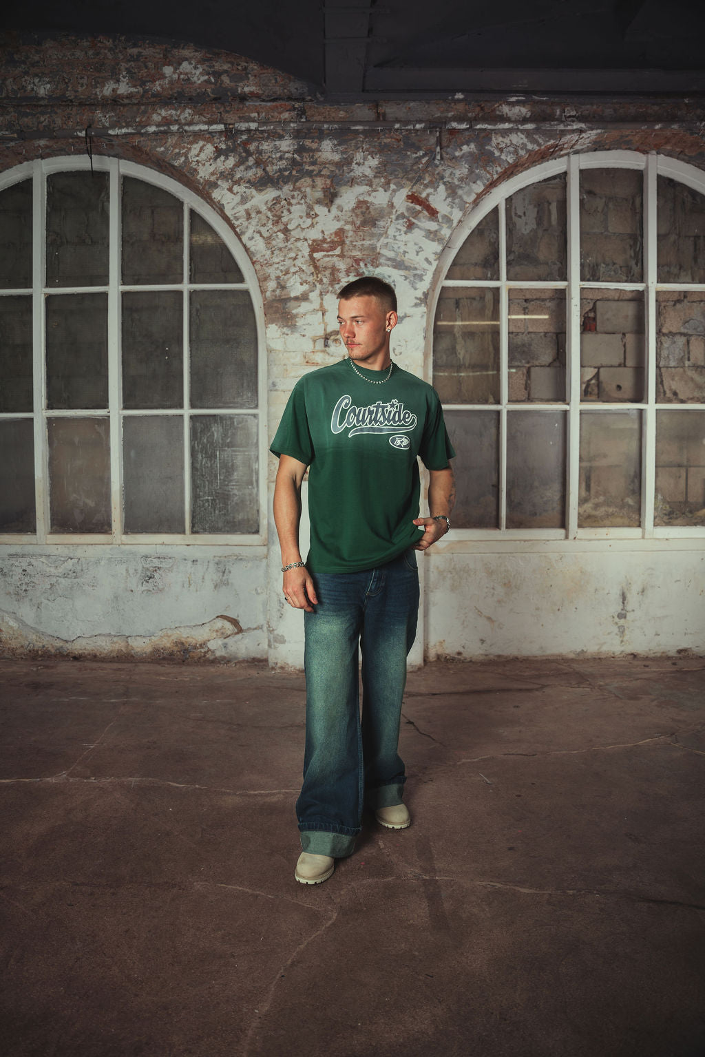 Lavine T-shirt Washed Green