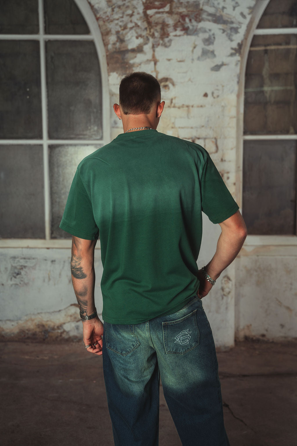 Lavine T-shirt Washed Green