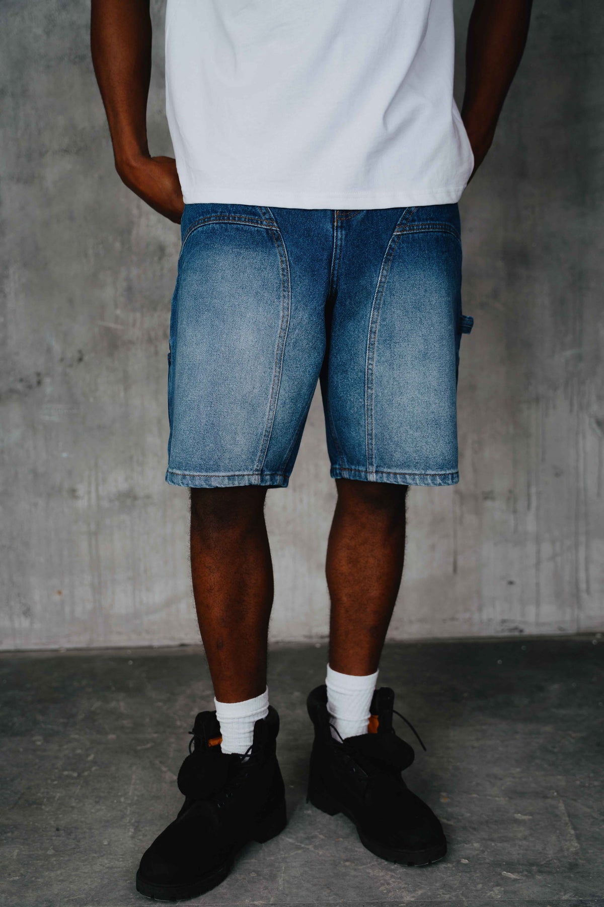 Howell Denim Shorts Blue