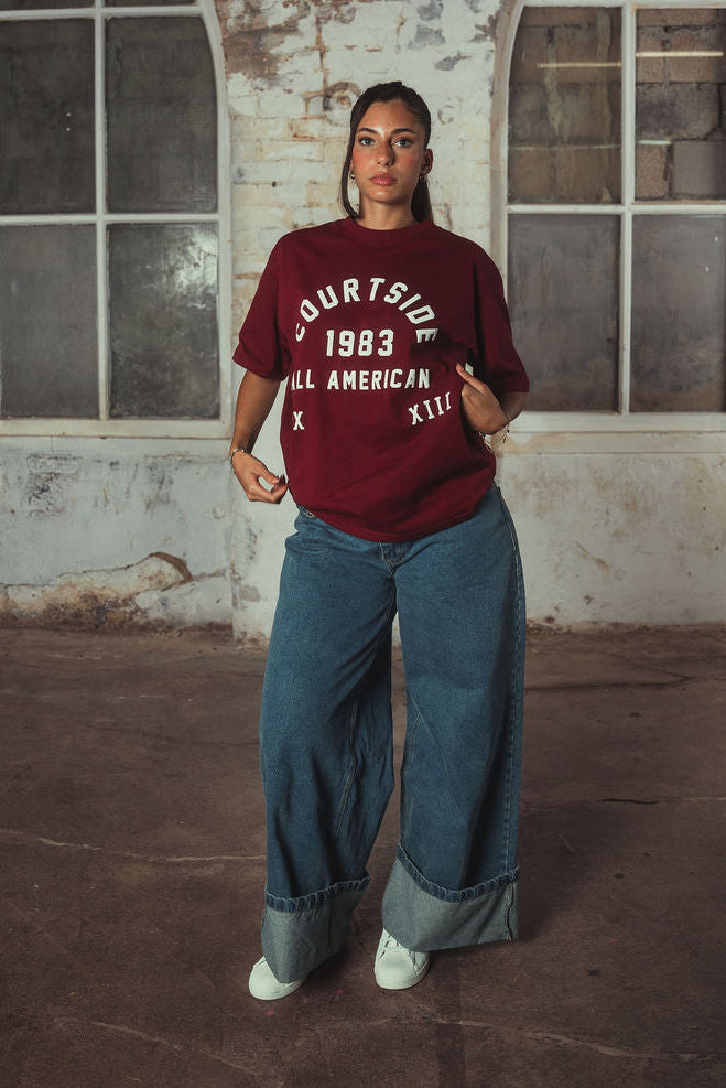 1983 T-shirt Burgundy