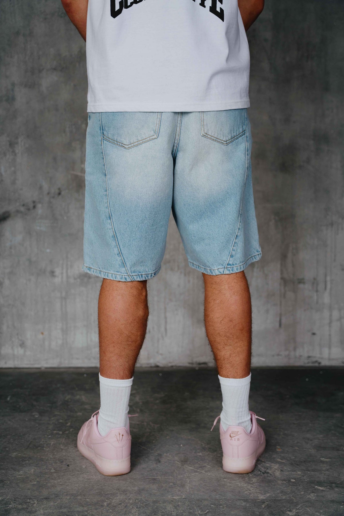 Kachan Denim Shorts Blue