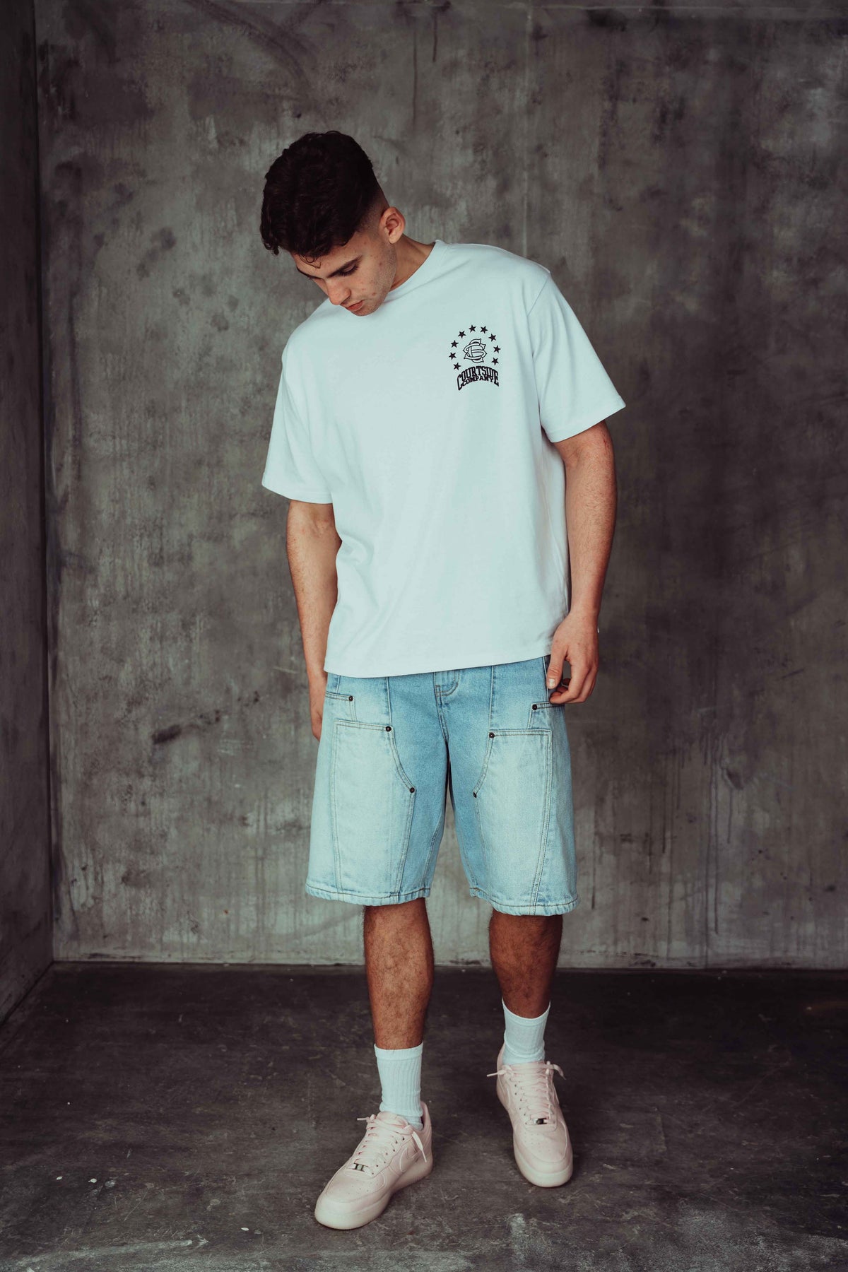 Kachan Denim Shorts Blue