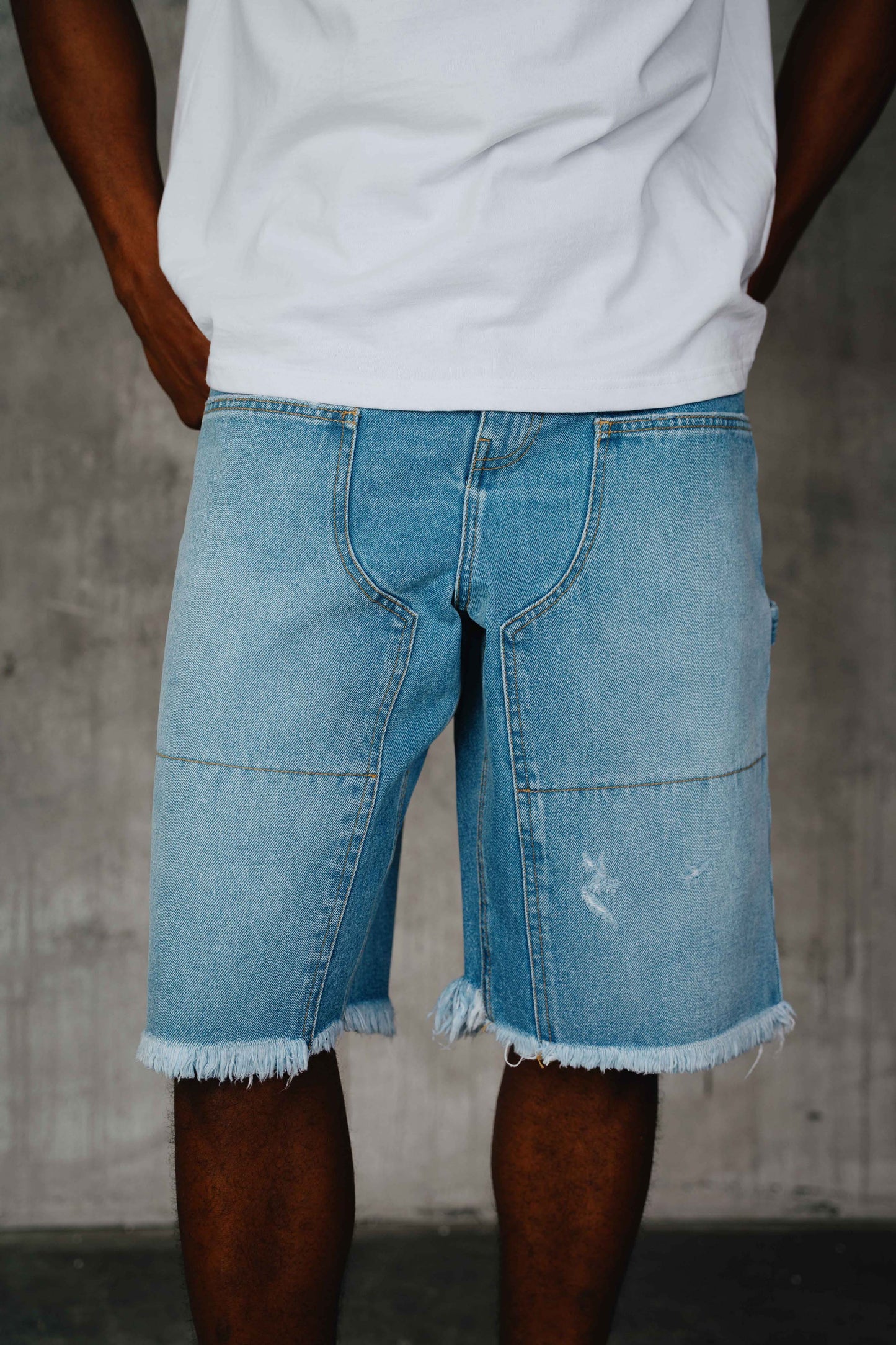 Larsson Denim Shorts Blue