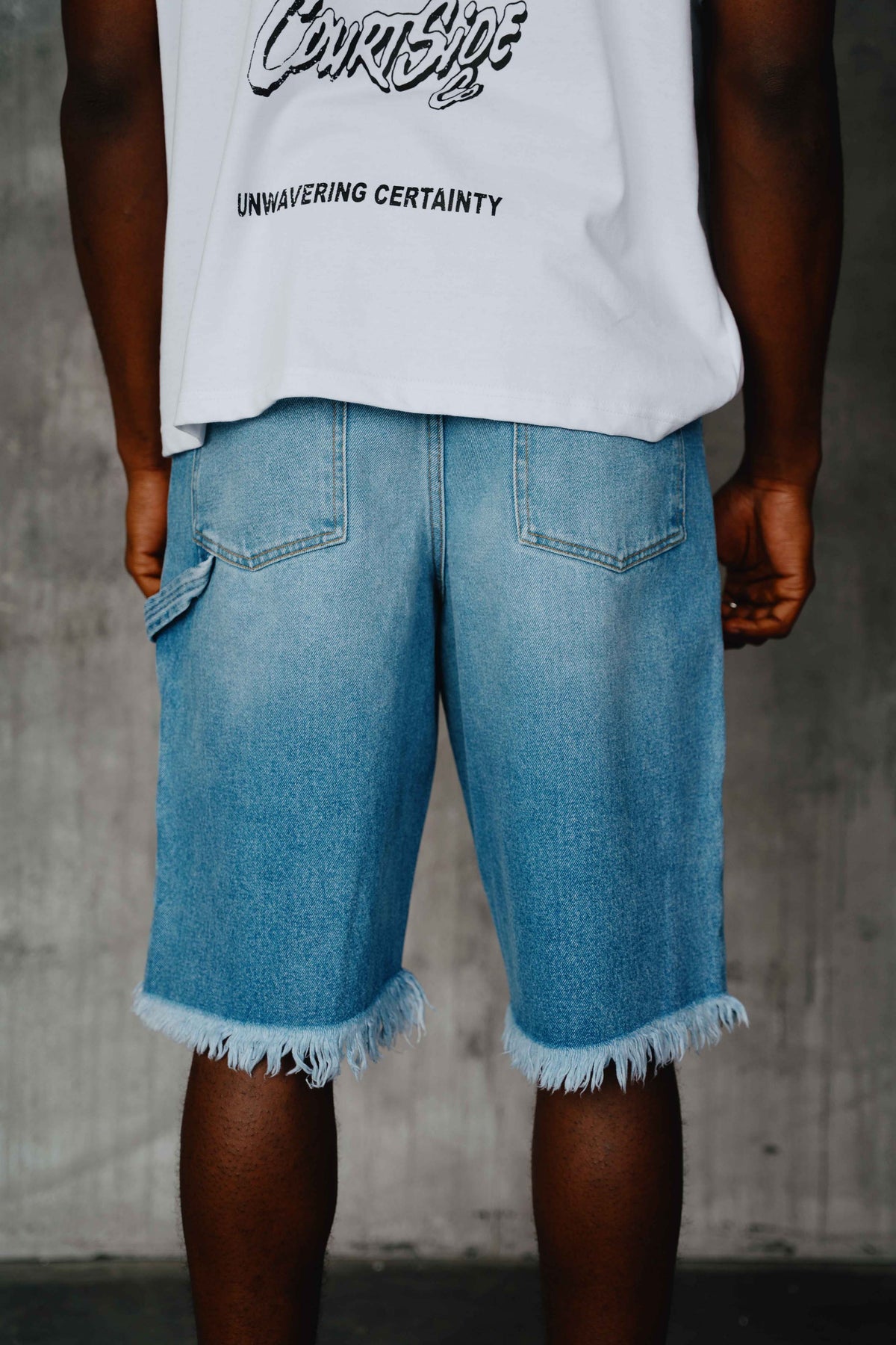 Larsson Denim Shorts Blue
