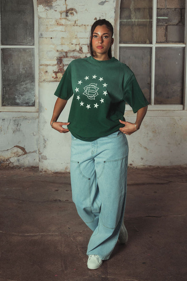 Kessler T-shirt Washed Green