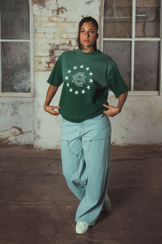 Kessler T-shirt Washed Green