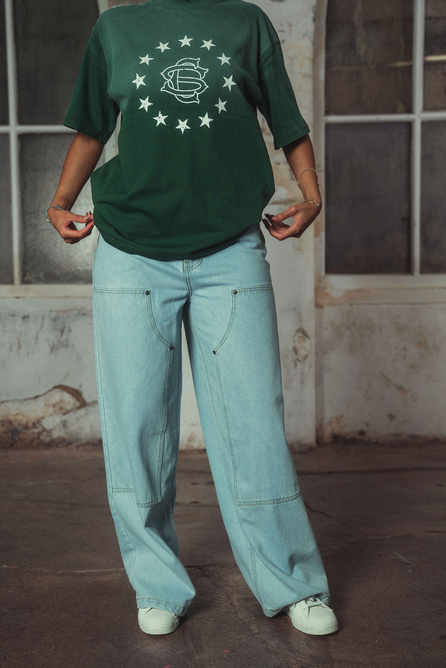 Soko Denim Carpenter Jeans Washed Light Blue