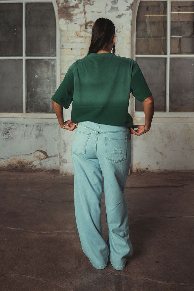 Soko Denim Carpenter Jeans Washed Light Blue