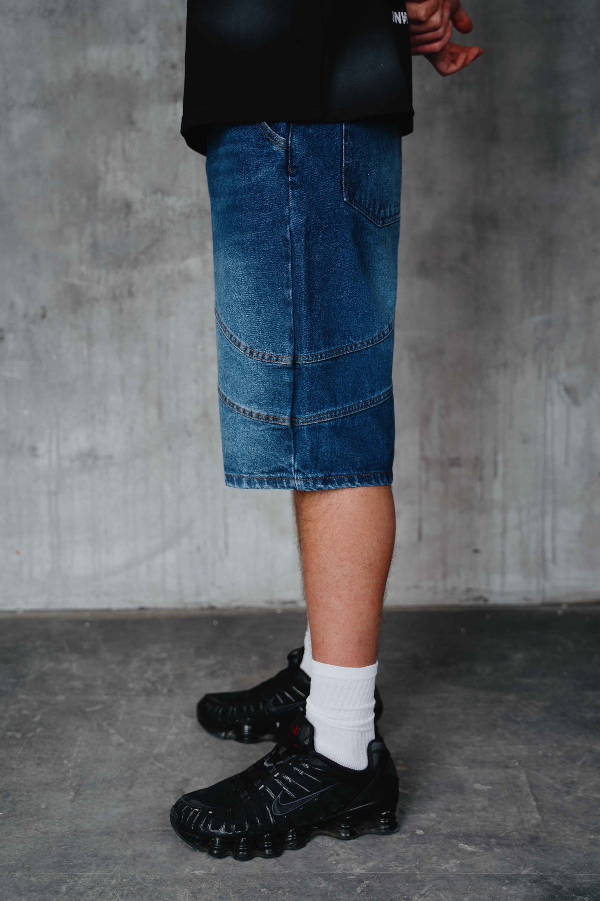 Houston Denim Shorts Blue