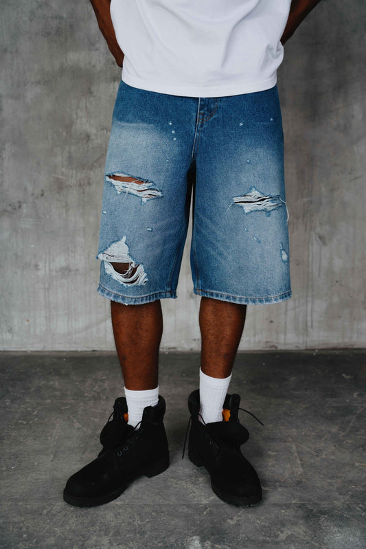Alston Denim Shorts Blue
