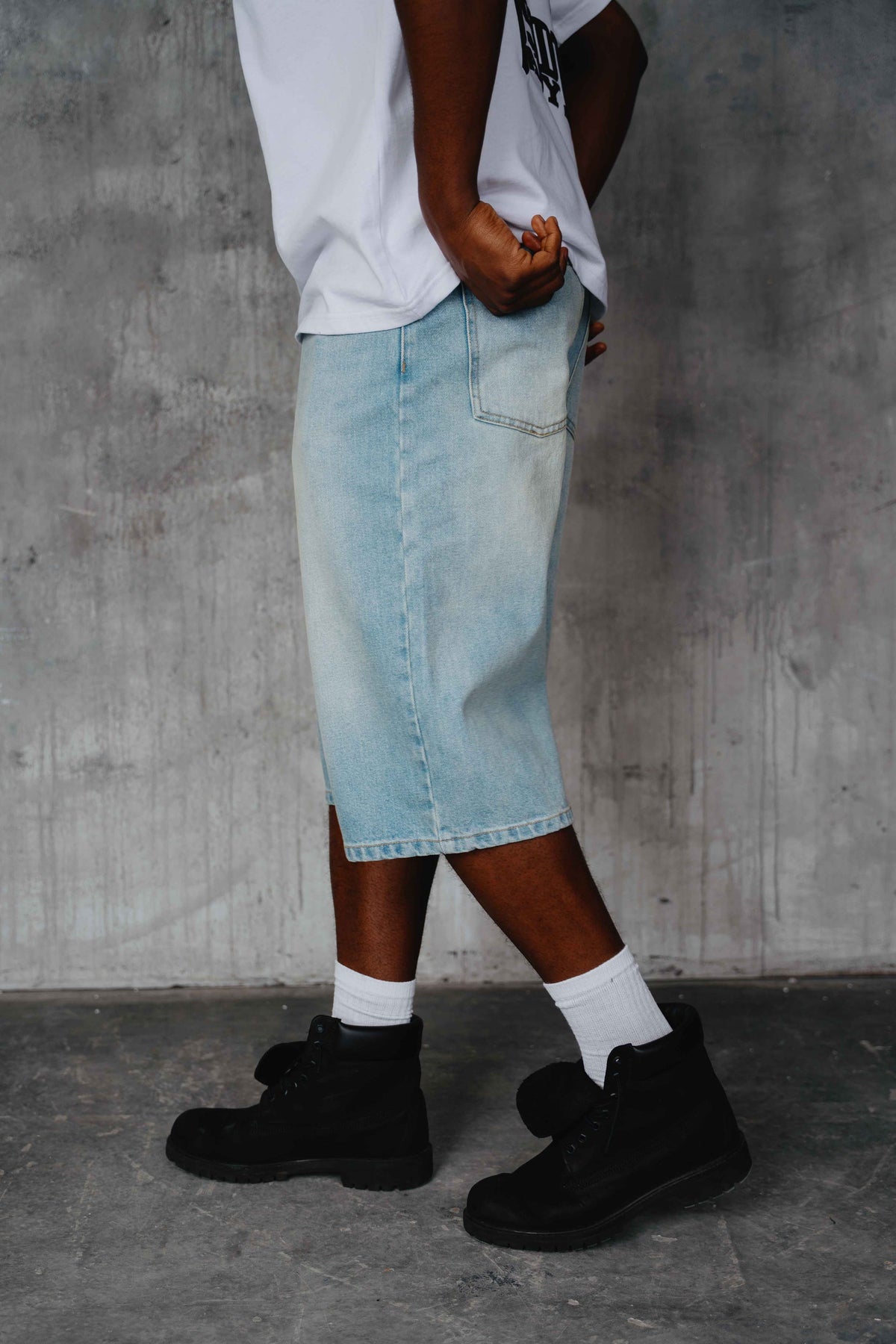 Bridges Denim Shorts Blue
