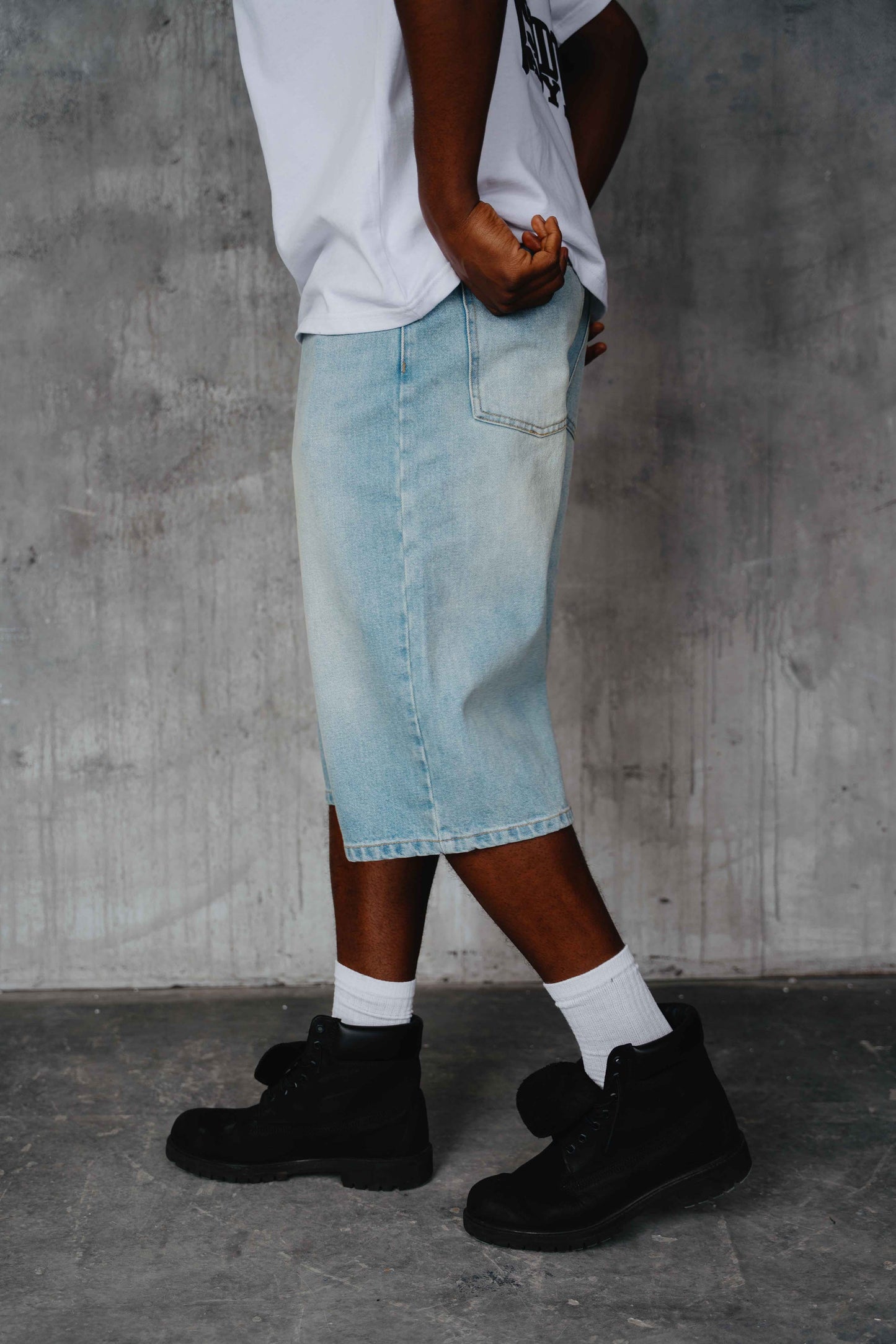 Bridges Denim Shorts Blue