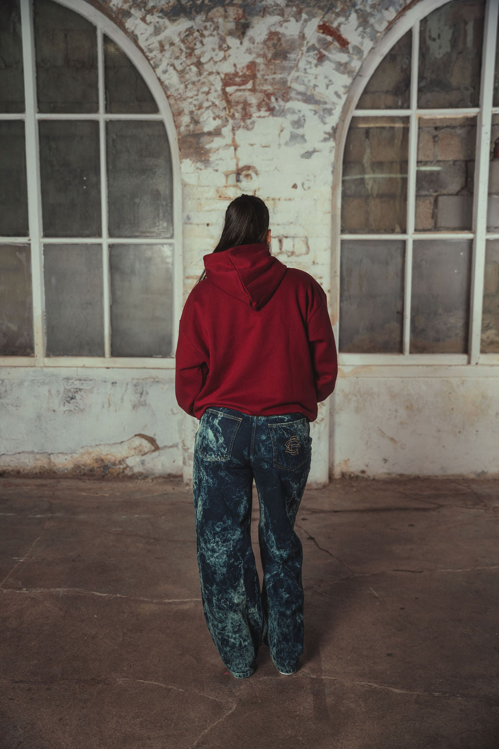 1983 Hoodie Deep Red