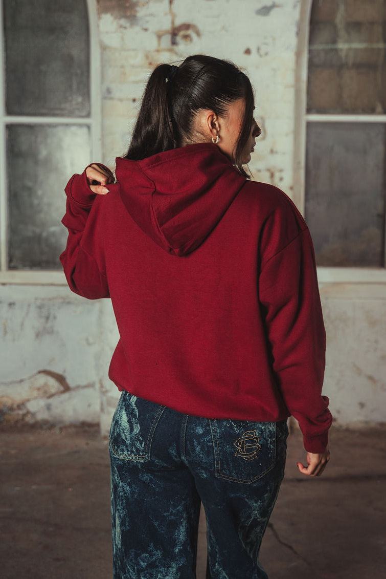 1983 Hoodie Deep Red