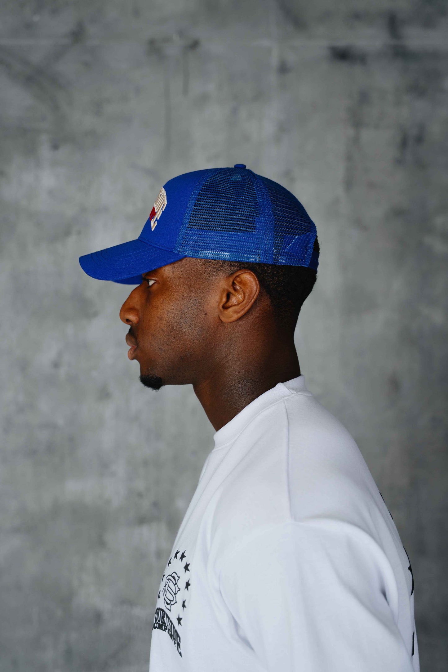 Arch Trucker Cap Blue