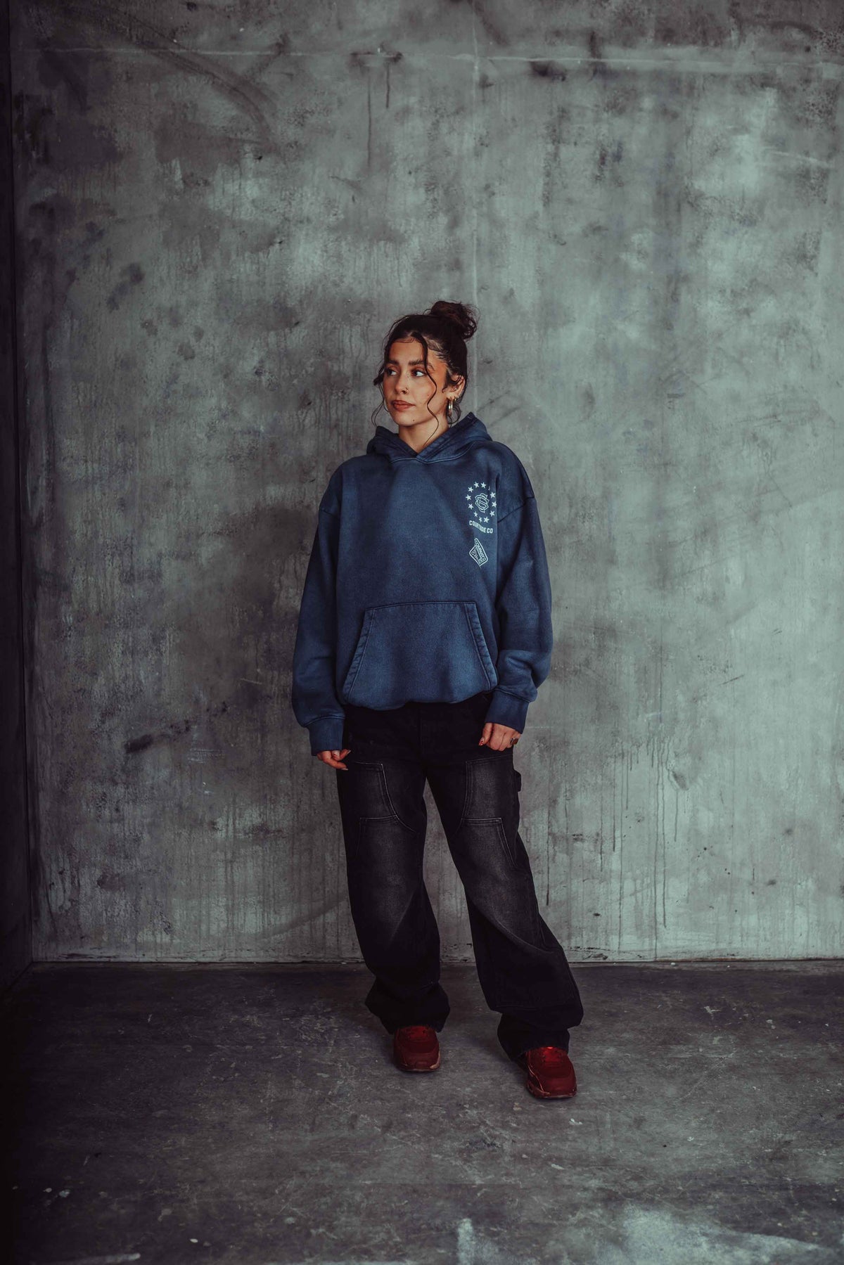 Empire Hoodie Ombre Blue