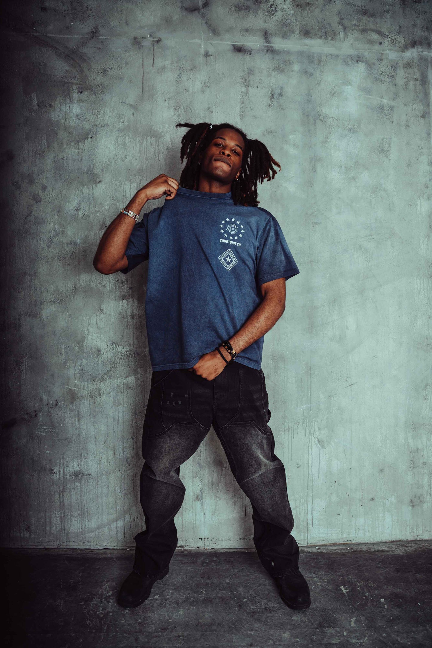 Empire Tee- Ombre Blue