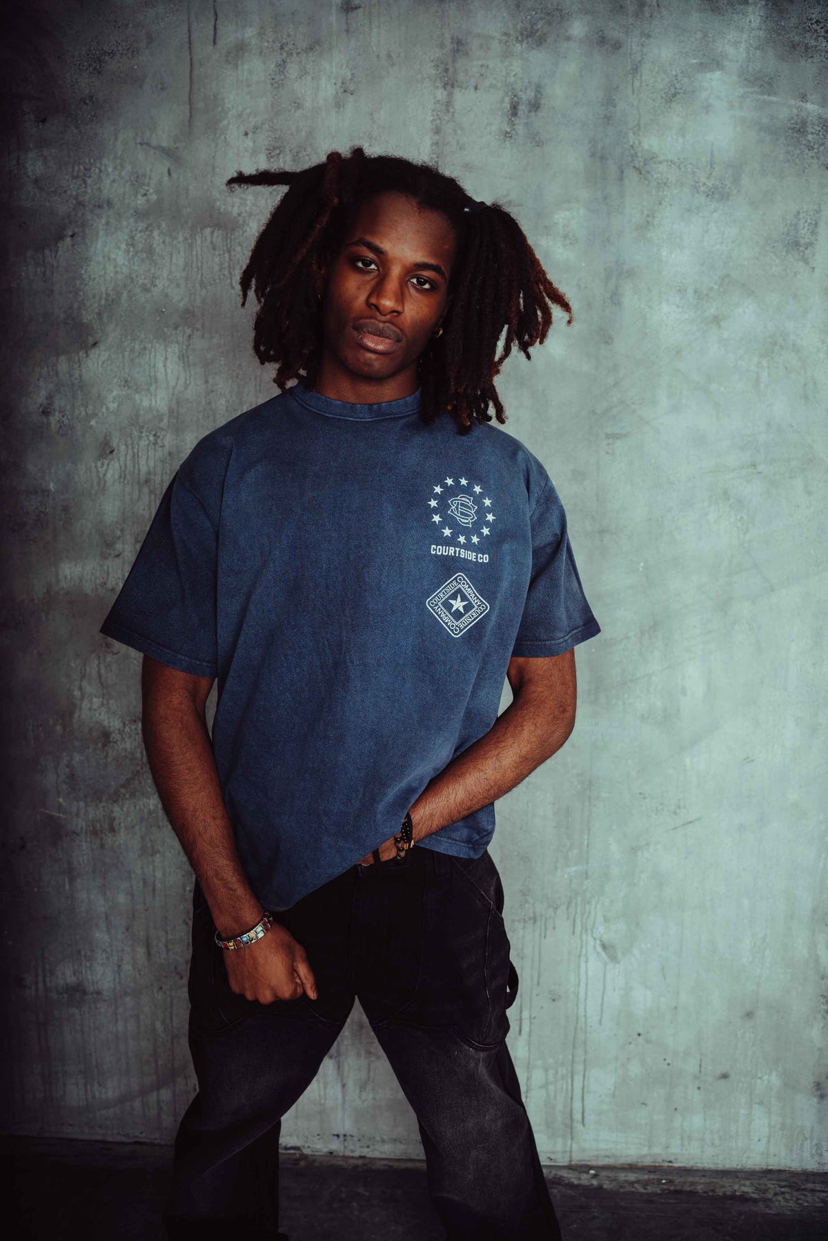 Empire Tee- Ombre Blue