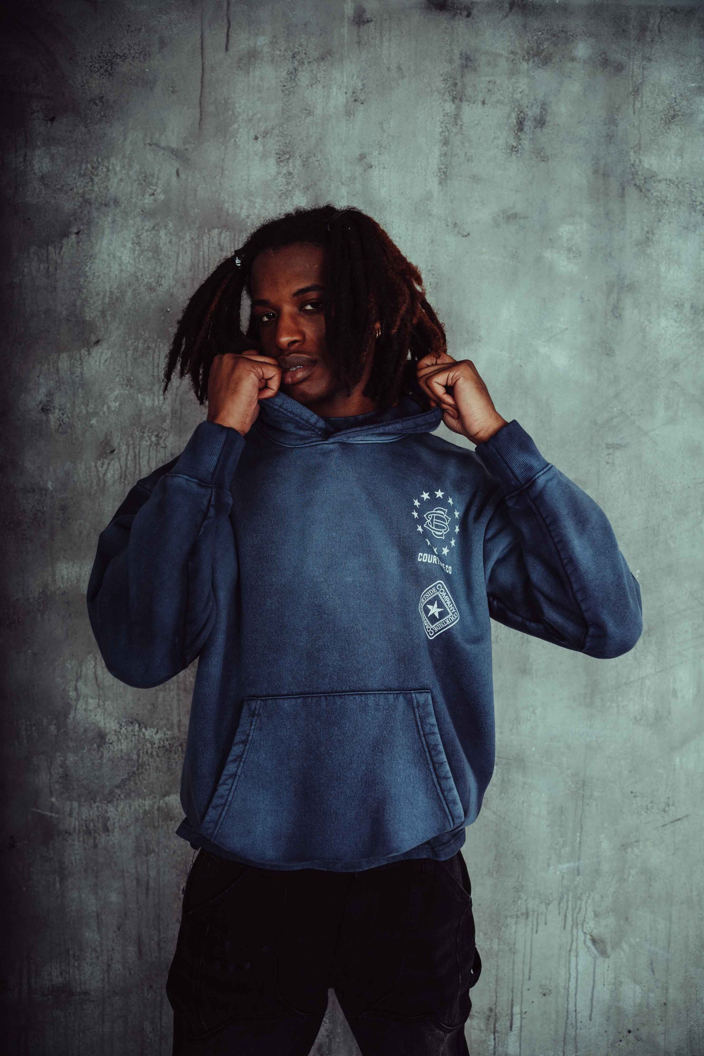 Empire Hoodie Ombre Blue