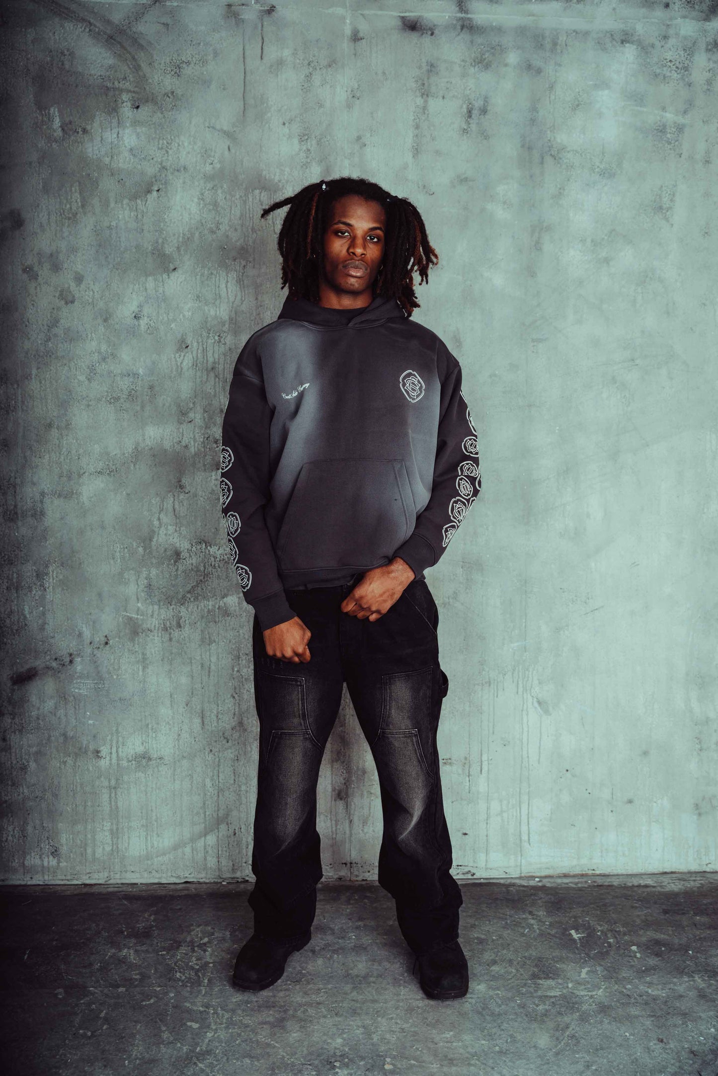 Rycan Hoodie Washed Black