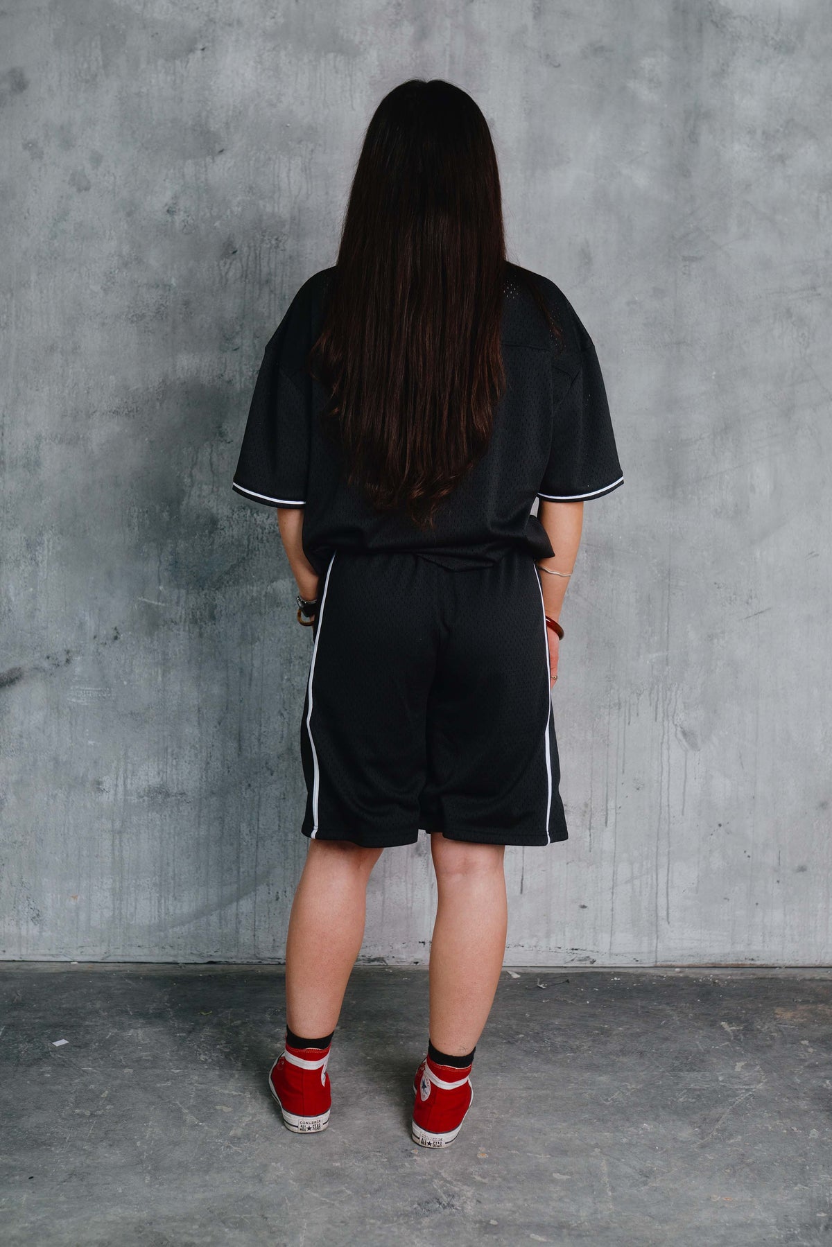 Blake Mesh Tee Black