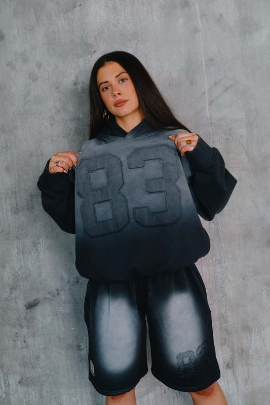 Cory Hoodie Washed Grey